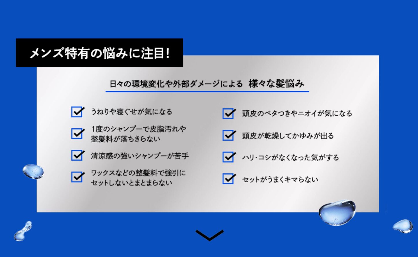 エイトザタラソオム(HOMME)の悩み